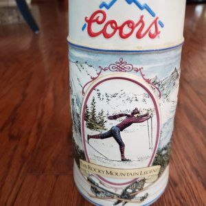 Coors 1991 Rocky Mountain Legend Series Stein Mug